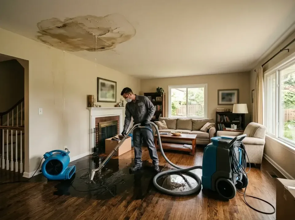 attic-pipe-burst-ceiling-drip-008 — frequently asked questions, Water Damage Restoration & Carpet Care in Menomonie, WI